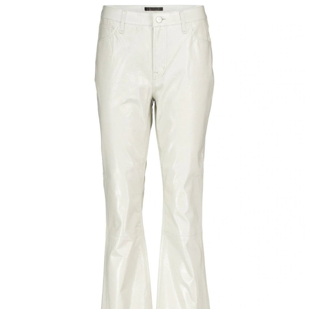 J Brand Franky High Rise Real Leather Jeans (NWT)